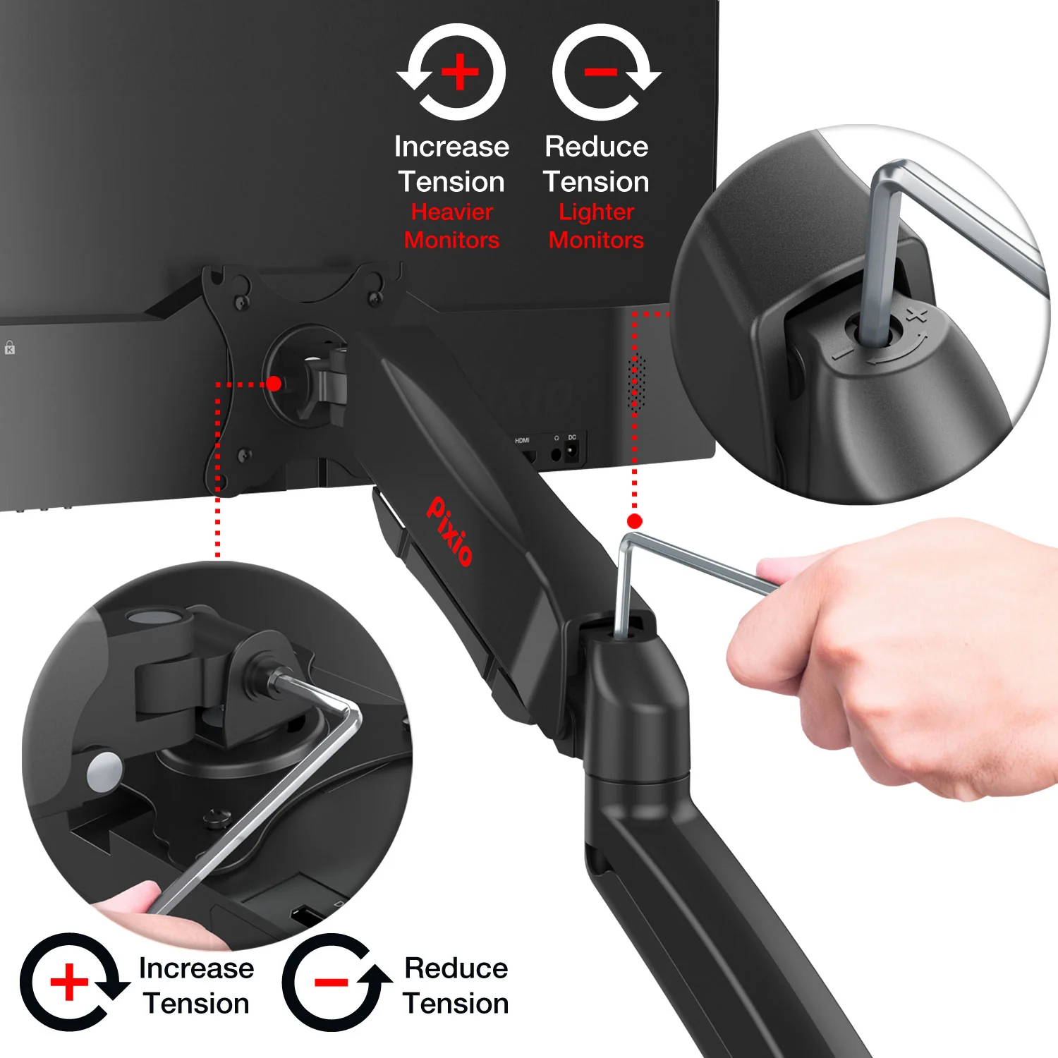 PS1D Dual Monitor Arm Mount - Image 7