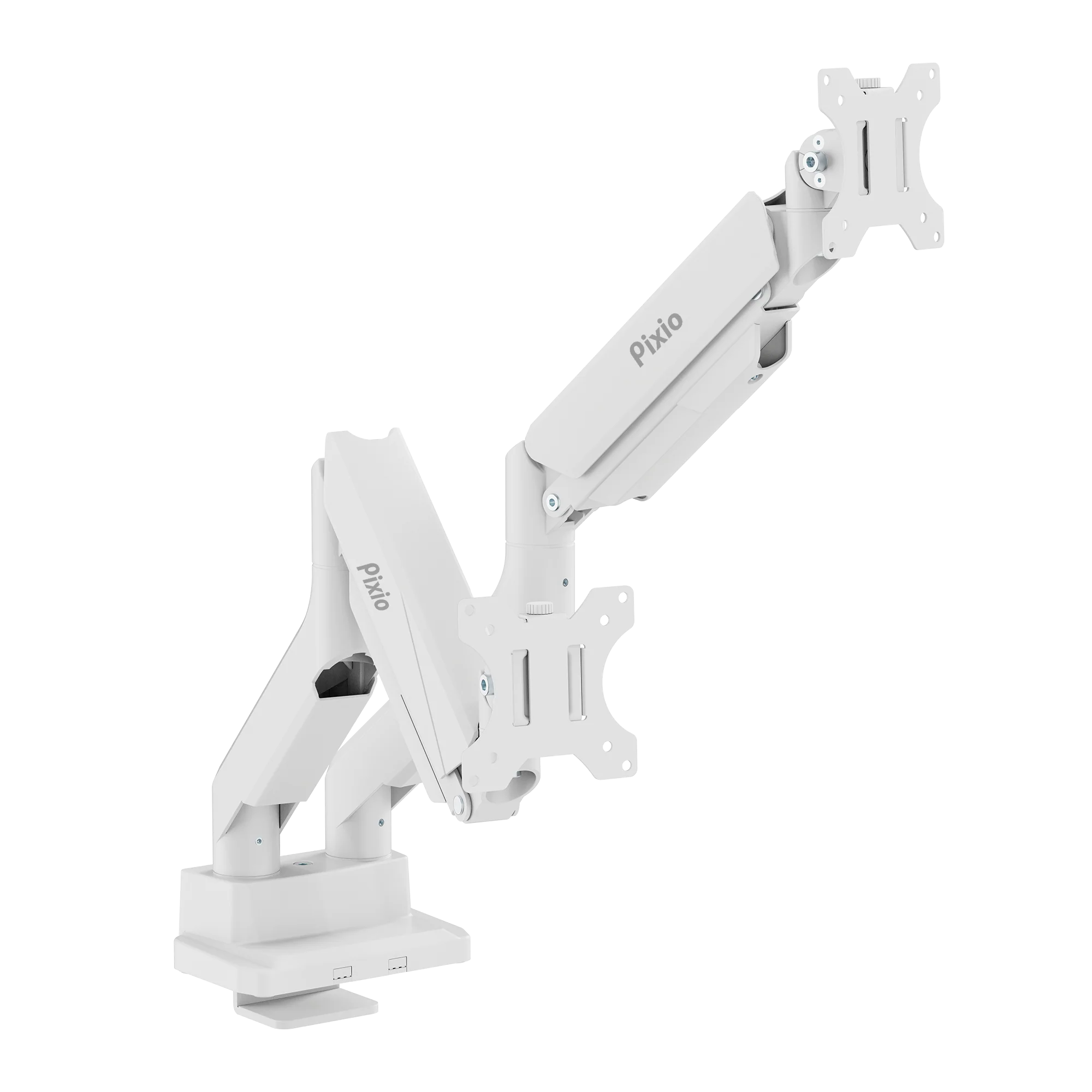 PS2D White Dual Monitor Arm Mount - Certified Refurbished - Image 4