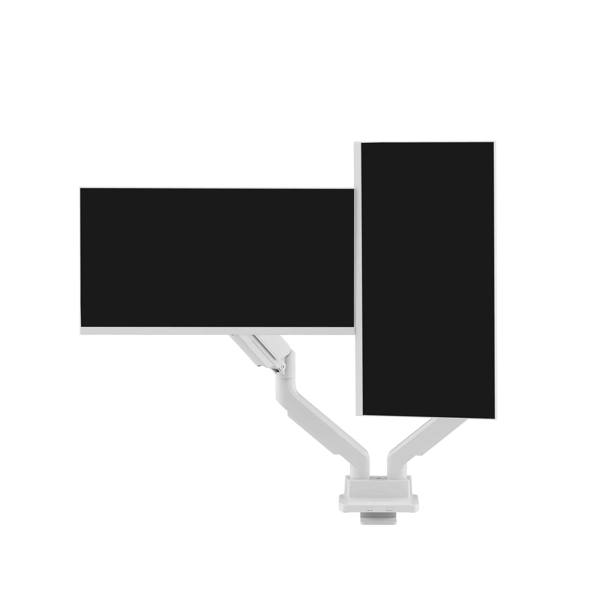 PS2D White Dual Monitor Arm Mount - Certified Refurbished - Image 5
