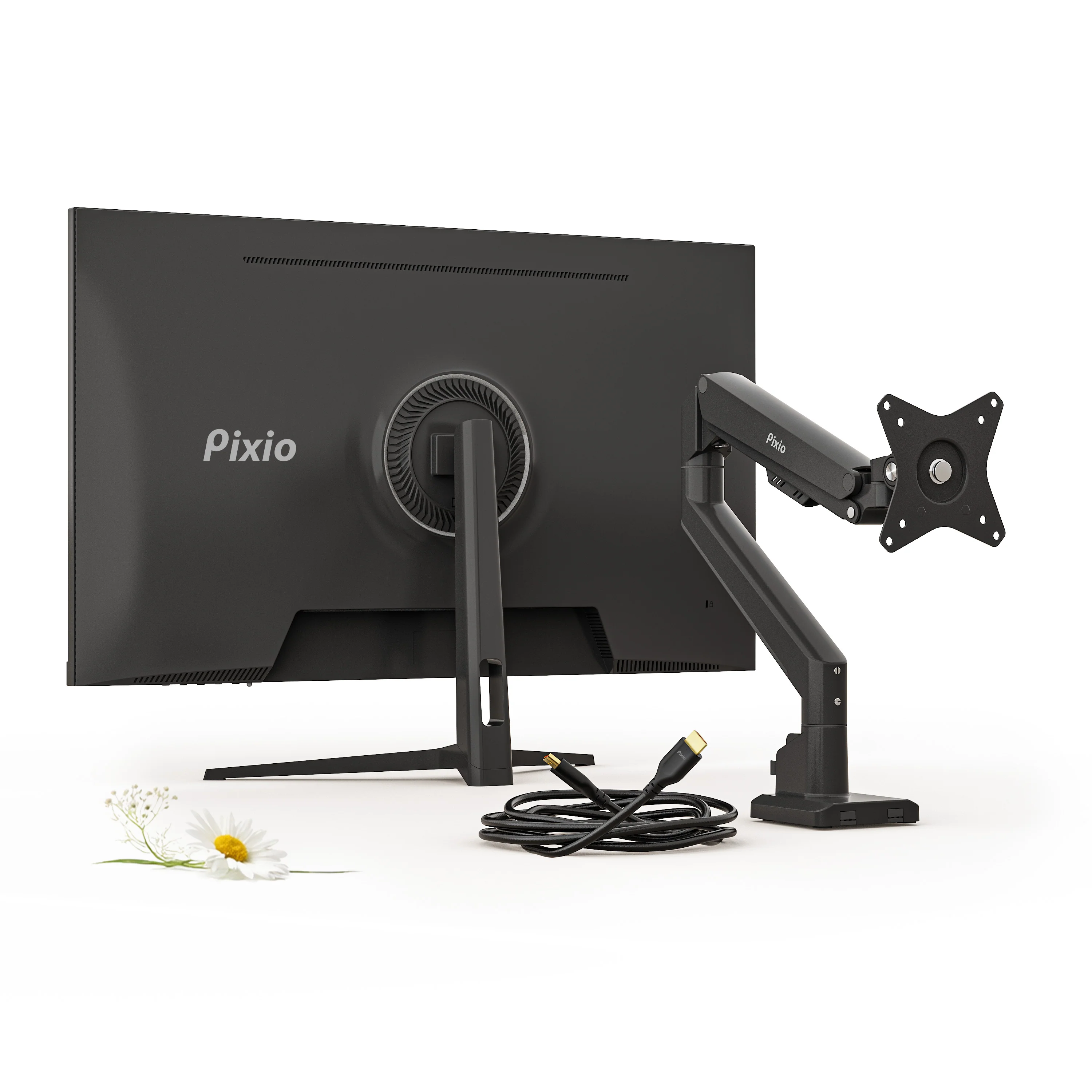 PX32U Wave Bundle: Includes Monitor Arm + Accessories - Image 3