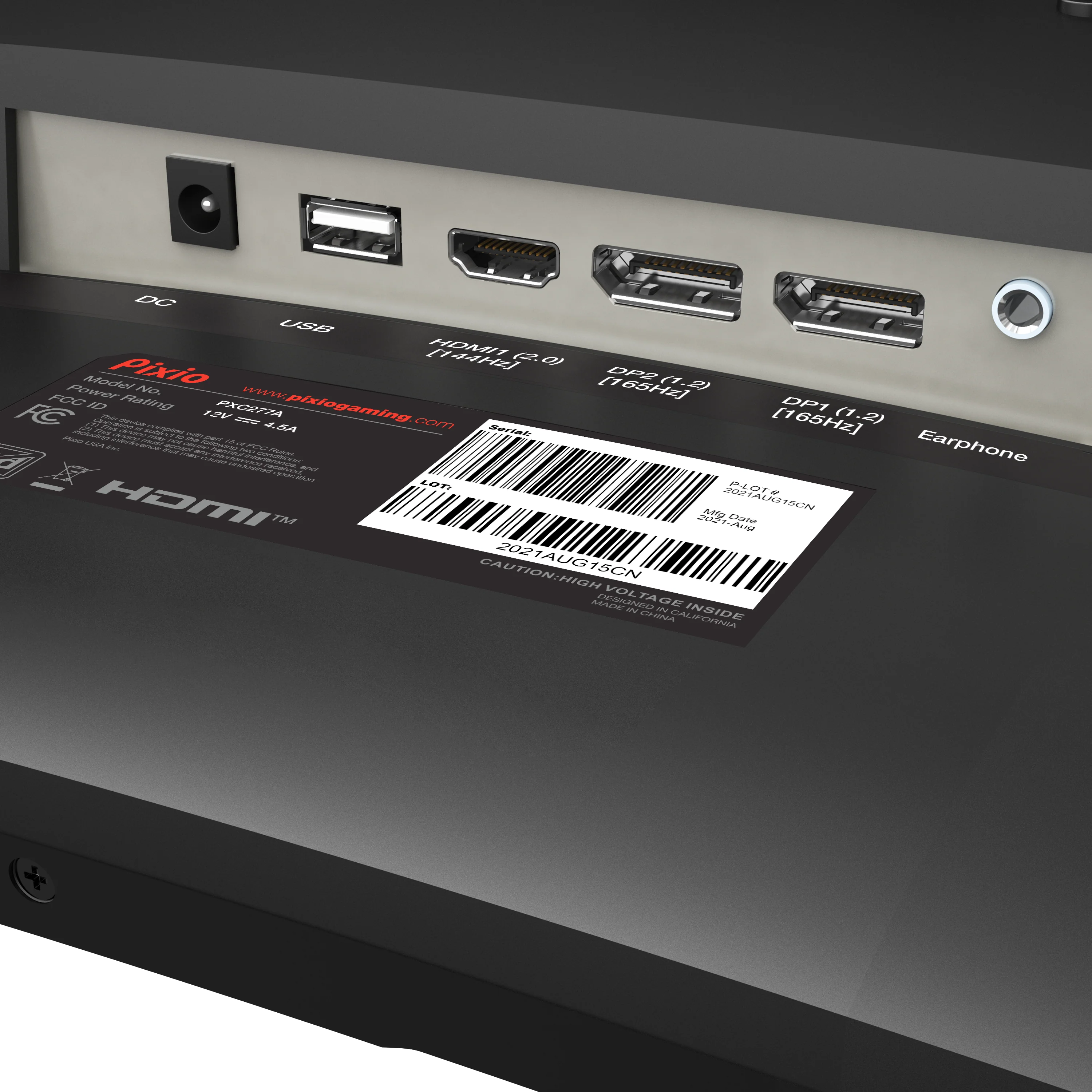 PXC277 Advanced Curved Gaming Monitor - Image 8